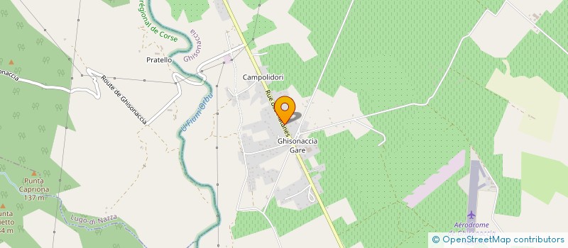 localisation de l'entreprise MONSIEUR MAXIME VINCENSINI  GHISONACCIA