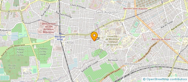 localisation de l'entreprise MONSIEUR MAXIME VINCENT à BORDEAUX