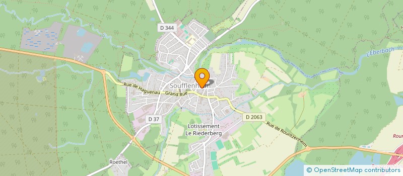 localisation de l'entreprise MONSIEUR MAXIME VINCENT  SOUFFLENHEIM