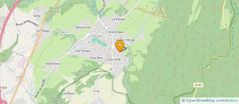 localisation de l'entreprise MONSIEUR MAXIME VINDRET  ANNECY