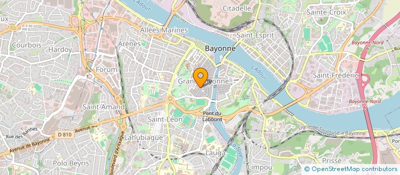 localisation de l'entreprise MONSIEUR MAXIME VIOLLET à BAYONNE