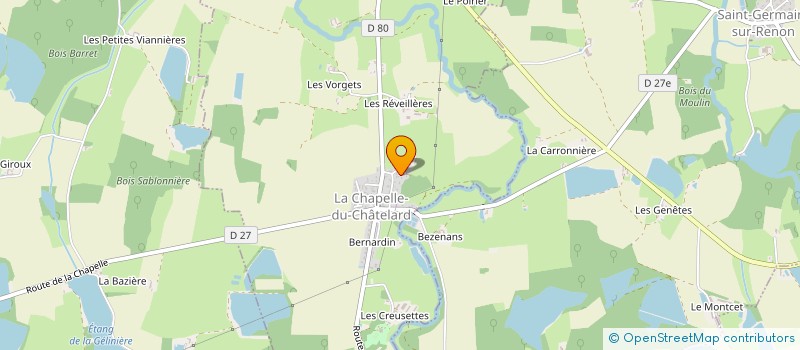 localisation de l'entreprise MONSIEUR MAXIME VION  LA CHAPELLE-DU-CHATELARD