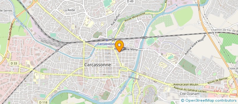localisation de l'entreprise MONSIEUR MAXIME VION à CARCASSONNE