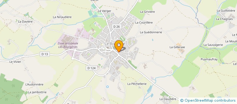 localisation de l'entreprise MONSIEUR MAXIME VISEUX à LE BOUPERE