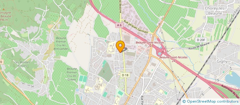 localisation de l'entreprise MONSIEUR MAXIME VOISENET à BEAUNE