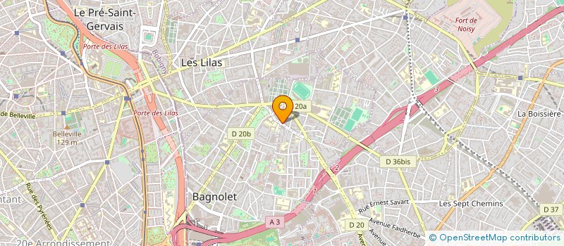 localisation de l'entreprise MONSIEUR MAXIME VOLUT à BAGNOLET