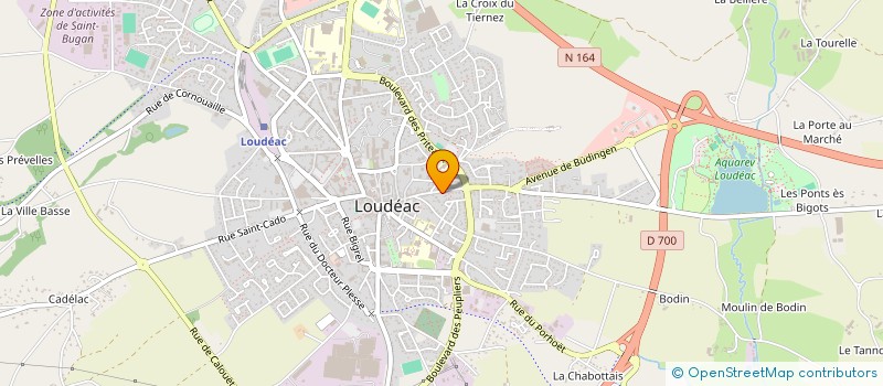localisation de l'entreprise MONSIEUR MAXIME VUCIC à LOUDEAC