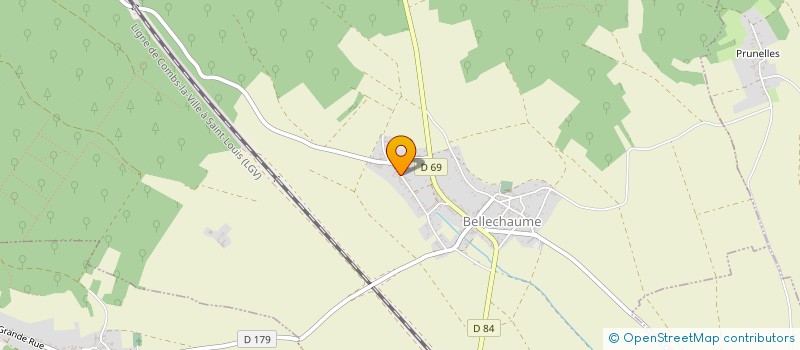 localisation de l'entreprise MONSIEUR MAXIME VUILLERMET  BELLECHAUME