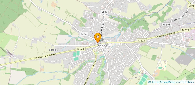 localisation de l'entreprise MONSIEUR MAXIME VULLIET  LEGUEVIN