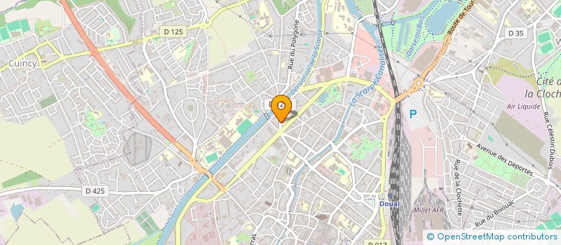 localisation de l'entreprise MONSIEUR MAXIME WADIN  DOUAI