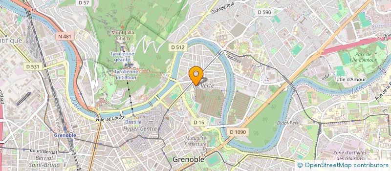 localisation de l'entreprise MONSIEUR MAXIME WATHLE  GRENOBLE