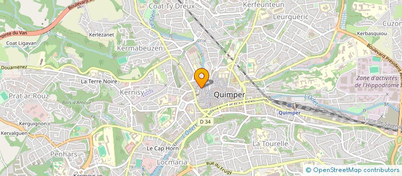 localisation de l'entreprise MONSIEUR MAXIME WEERTS à QUIMPER