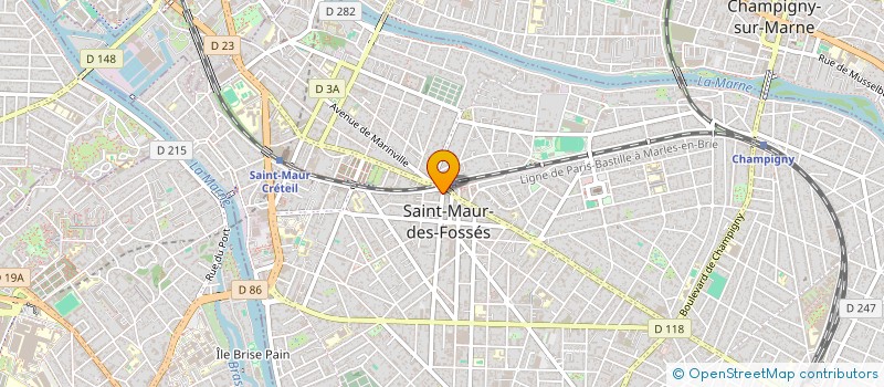 localisation de l'entreprise MONSIEUR MAXIME WEINWURZEL à SAINT-MAUR-DES-FOSSES