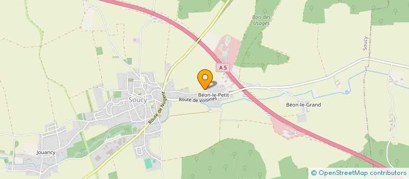 localisation de l'entreprise MONSIEUR MAXIME WEISS  SOUCY