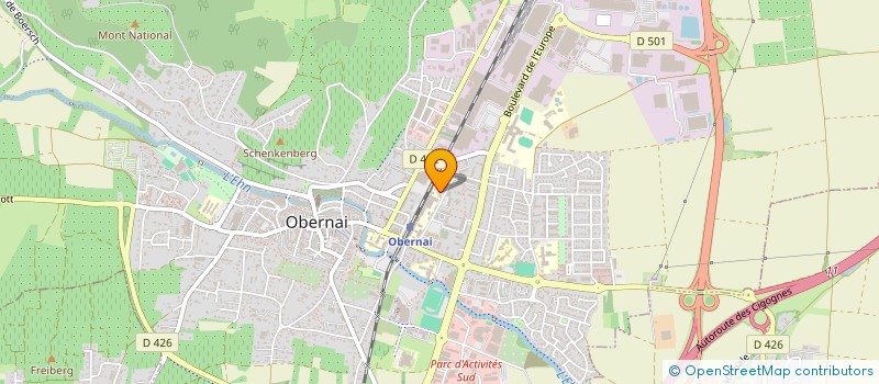 localisation de l'entreprise MONSIEUR MAXIME WOUTERS  OBERNAI