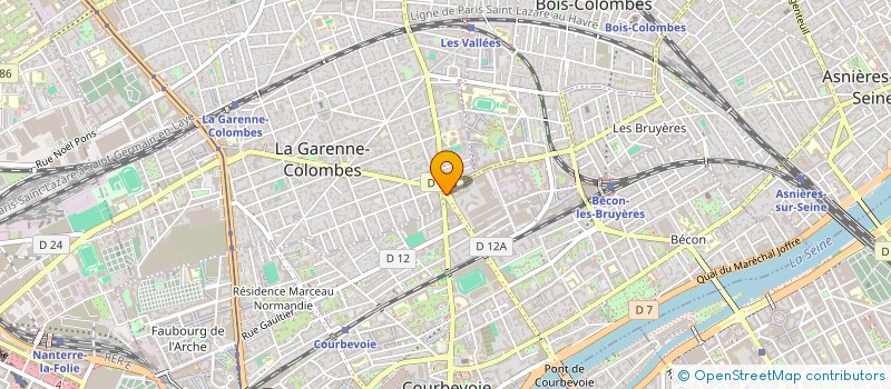 localisation de l'entreprise MONSIEUR MAXIME WU à COURBEVOIE