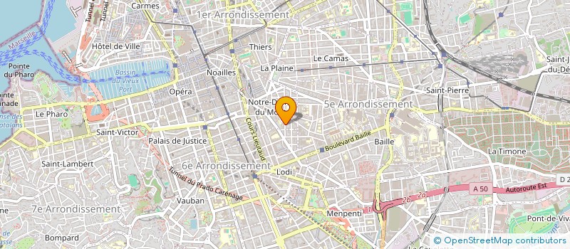 localisation de l'entreprise MONSIEUR MAXIME WYART à MARSEILLE