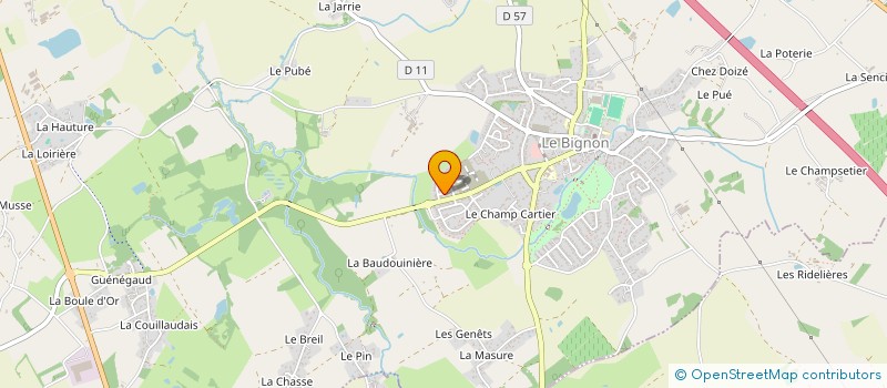 localisation de l'entreprise MONSIEUR MAXIME YERLIPINAR  LE BIGNON