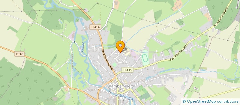 localisation de l'entreprise MONSIEUR MAXIME YVRANDE  RAMBERVILLERS
