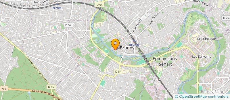 localisation de l'entreprise MONSIEUR MAXIME ZACCAGNINO à BRUNOY