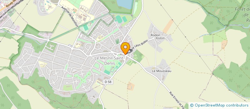 localisation de l'entreprise MONSIEUR MAXIME ZHANG  LE MESNIL-SAINT-DENIS