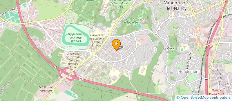 localisation de l'entreprise MONSIEUR MAXIME ZIANVENI  VANDUVRE-LES-NANCY