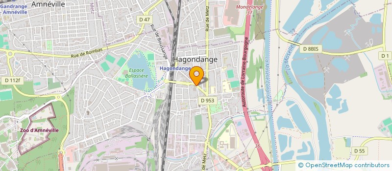 localisation de l'entreprise MONSIEUR MAXIME ZIMMERMANN à HAGONDANGE