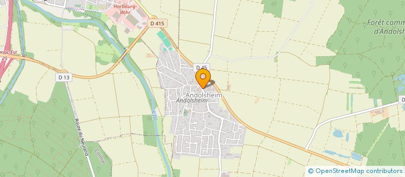 localisation de l'entreprise MONSIEUR MAXIME ZIMMERMANN  ANDOLSHEIM