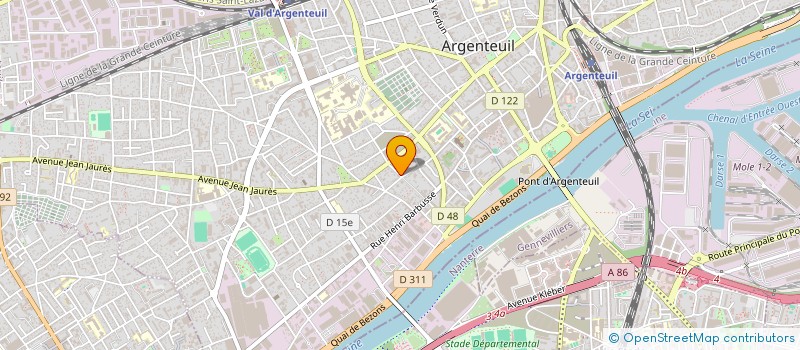 localisation de l'entreprise MONSIEUR MAXIMIANO DA CONCEICAO  ARGENTEUIL