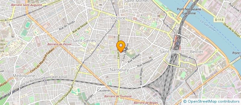 localisation de l'entreprise MONSIEUR MAXIMILIANO MOYANO  BORDEAUX