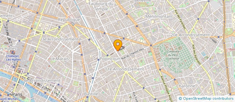 localisation de l'entreprise MONSIEUR MAXIMILIANO PICCOLOTTO  PARIS