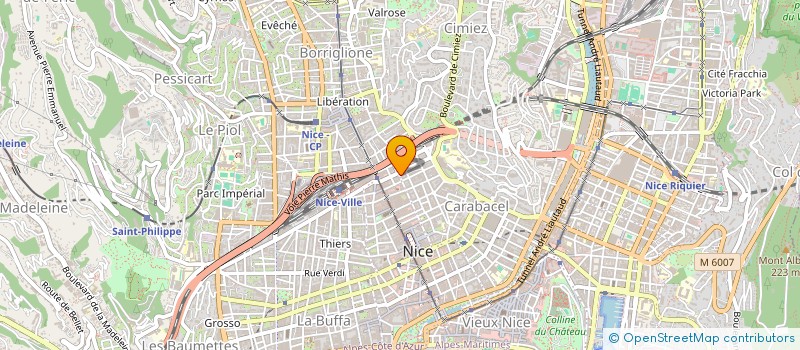localisation de l'entreprise MONSIEUR MAXIMILIANO POLVERINI à NICE