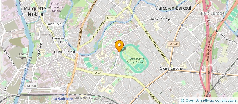 localisation de l'entreprise MONSIEUR MAXIMILIEN BERTRAND à MARCQ-EN-BARŒUL