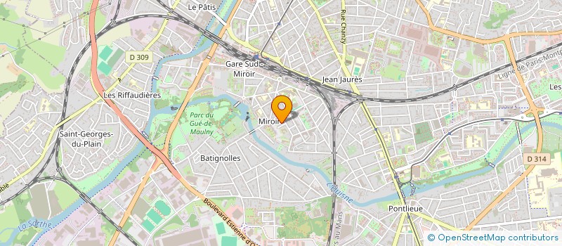 localisation de l'entreprise MONSIEUR MAXIMILIEN BORIOLI à LE MANS