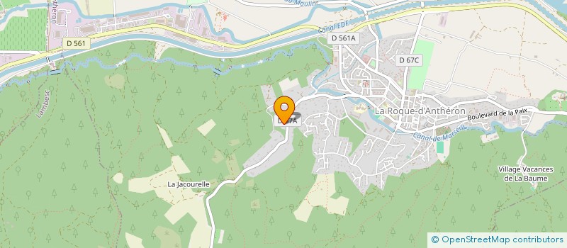 localisation de l'entreprise MONSIEUR MAXIMILIEN BRETECHE  LA ROQUE-D'ANTHERON