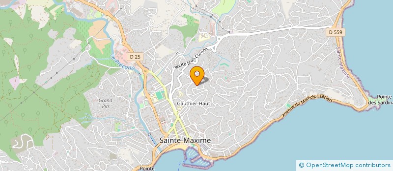 localisation de l'entreprise MONSIEUR MAXIMILIEN BRIGLIADORI à SAINTE-MAXIME