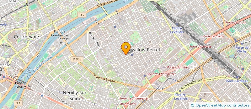 localisation de l'entreprise MONSIEUR MAXIMILIEN CAMARD à LEVALLOIS-PERRET