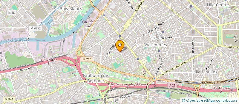 localisation de l'entreprise MONSIEUR MAXIMILIEN CAZY à LILLE