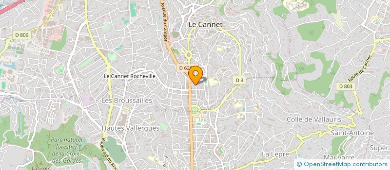 localisation de l'entreprise MONSIEUR MAXIMILIEN COILBEAU à LE CANNET