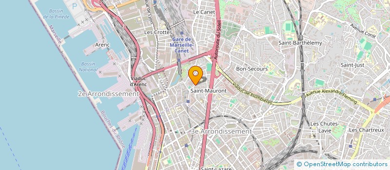 localisation de l'entreprise MONSIEUR MAXIMILIEN COLLOT  MARSEILLE