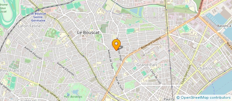 localisation de l'entreprise MONSIEUR MAXIMILIEN DELORME à LE BOUSCAT