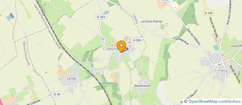 localisation de l'entreprise MONSIEUR MAXIMILIEN DENIS  CIDEVILLE