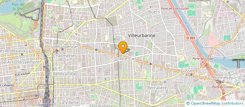 localisation de l'entreprise MONSIEUR MAXIMILIEN FOUCHOU-LAPEYRADE  VILLEURBANNE