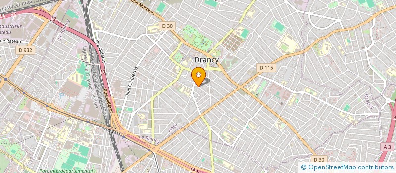 localisation de l'entreprise MONSIEUR MAXIMILIEN GARY MOREL  DRANCY