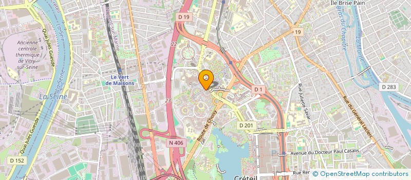 localisation de l'entreprise MONSIEUR MAXIMILIEN GRASSIN  CRETEIL