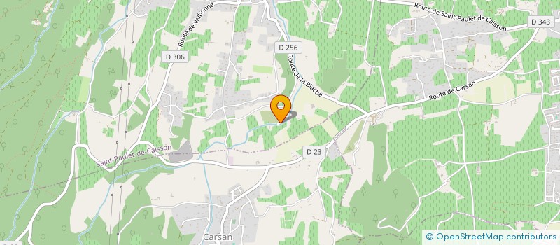 localisation de l'entreprise MONSIEUR MAXIMILIEN GUIGUE  SAINT-PAULET-DE-CAISSON