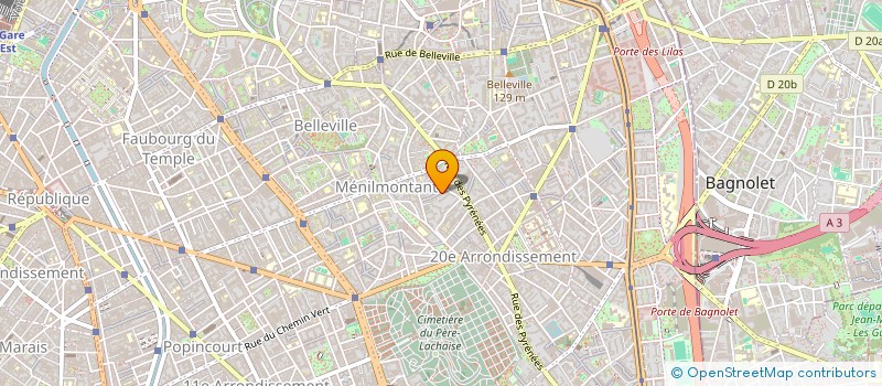 localisation de l'entreprise MONSIEUR MAXIMILIEN HELLE FORGET  PARIS