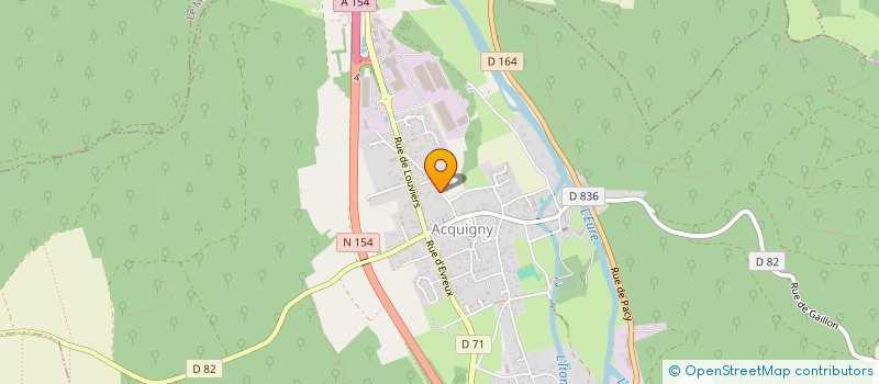 localisation de l'entreprise MONSIEUR MAXIMILIEN HELLIN  ACQUIGNY