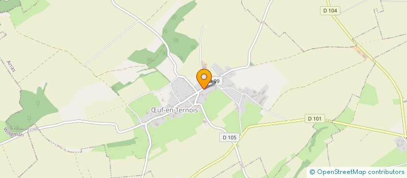 localisation de l'entreprise MONSIEUR MAXIMILIEN HOGUET à ŒUF-EN-TERNOIS