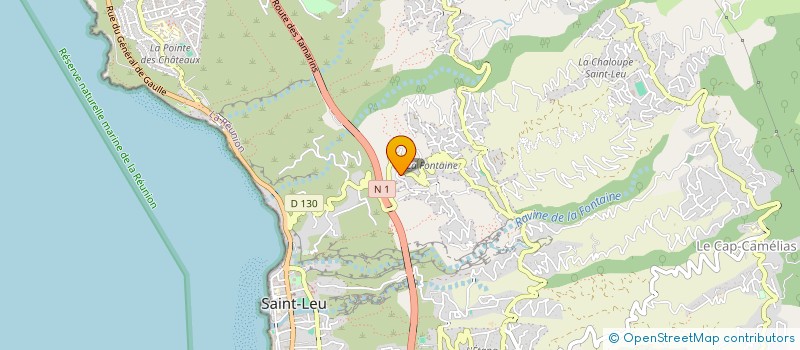 localisation de l'entreprise MONSIEUR MAXIMILIEN HONORINE  SAINT-LEU